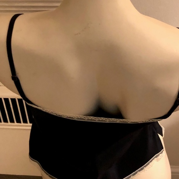 NWOT-  Navy Silk Cami by Etcetera - Picture 3 of 7